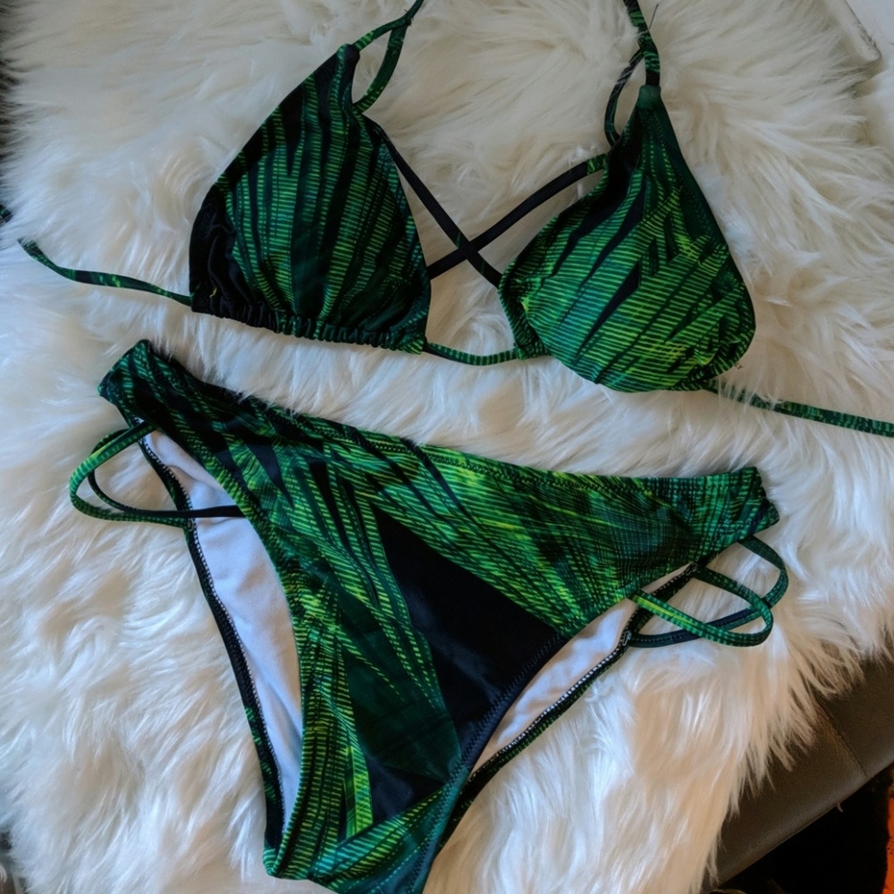 Palm leaf bikini